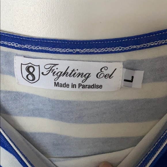 SOLD Fighting Eel Off the Shoulder Top - Picture 3 of 7